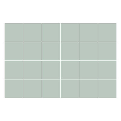 Öntapadós csempe matrica Szín Világos zöld