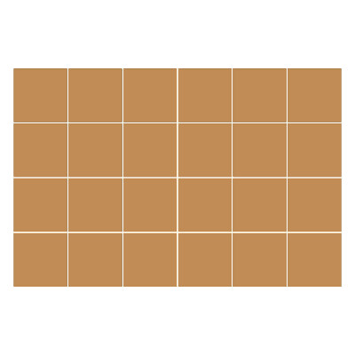 Öntapadós csempe matrica Szín Narancs