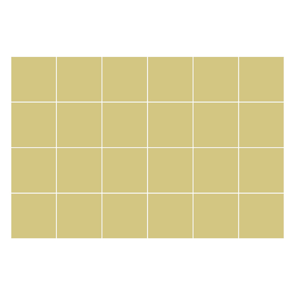 Öntapadós csempe matrica Szín Sárga