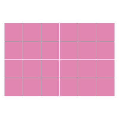 Csempe matrica Pasztell rózsaszín színű