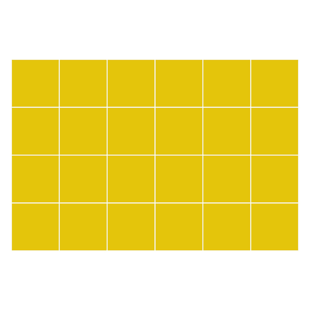Csempe matrica Szín Sárga