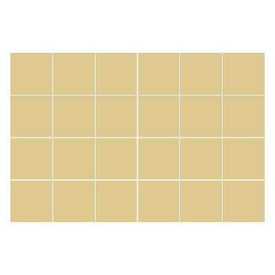 Öntapadós csempe matrica Pasztell sárga színű