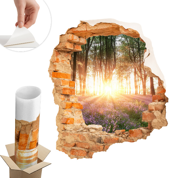 Falmatrica lyuk a falon 85x100 Erdőáttörés