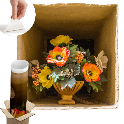 3d hatású falmatrica 95x100 Virágváza