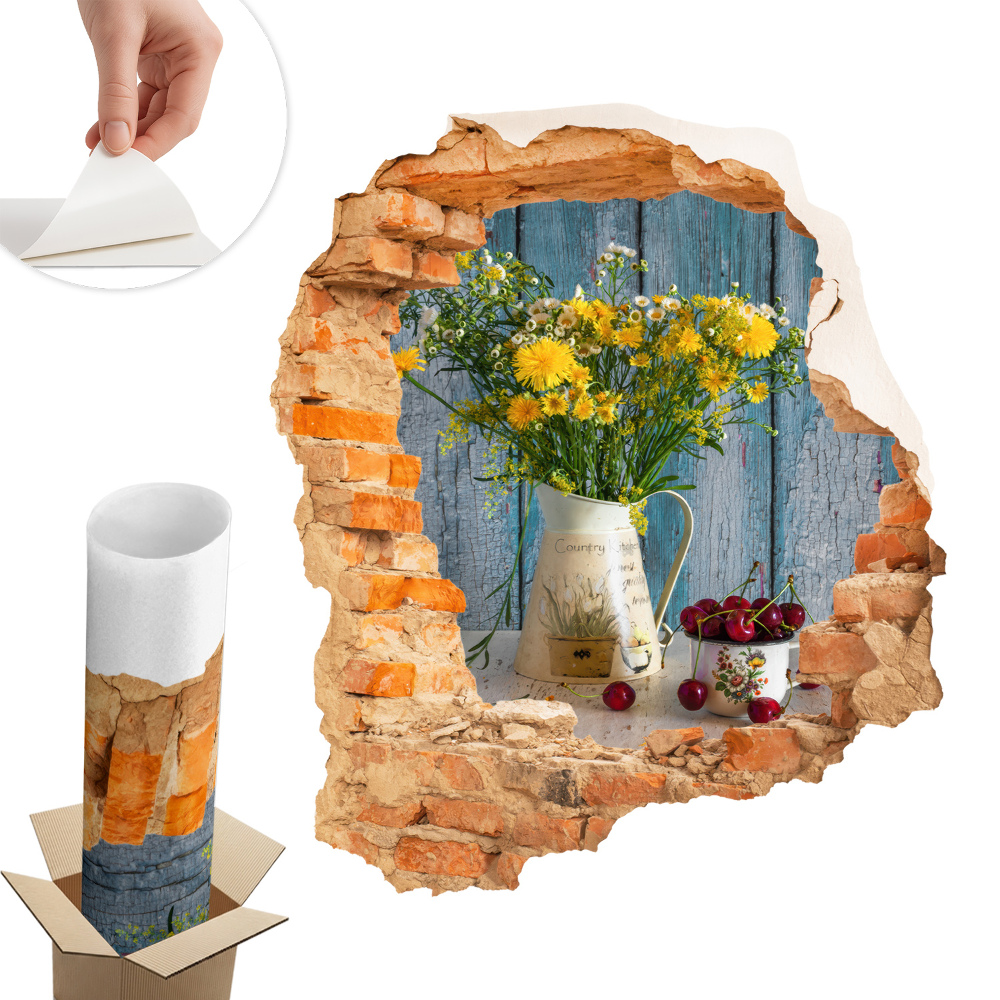 Falmatrica lyuk a falon 111x130 Vidéki táj