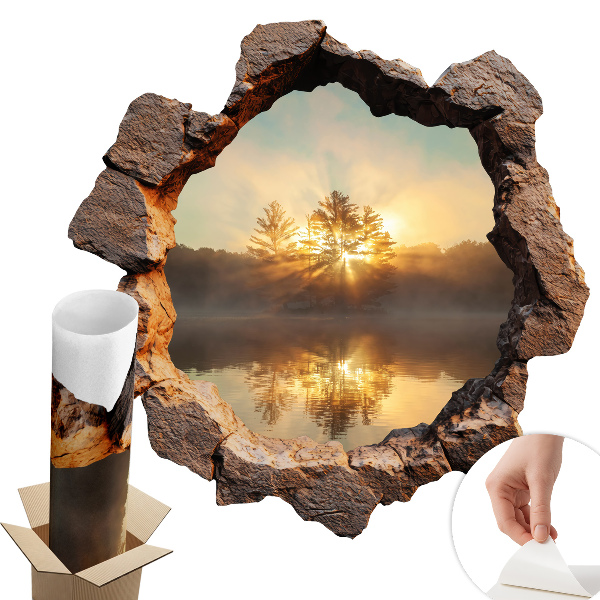 Falmatrica lyuk a falon 130x129 Tájkép a sziklákon keresztül