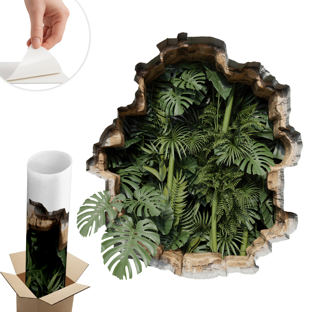 Falmatrica lyuk a falon 119x130 Trópusi természet