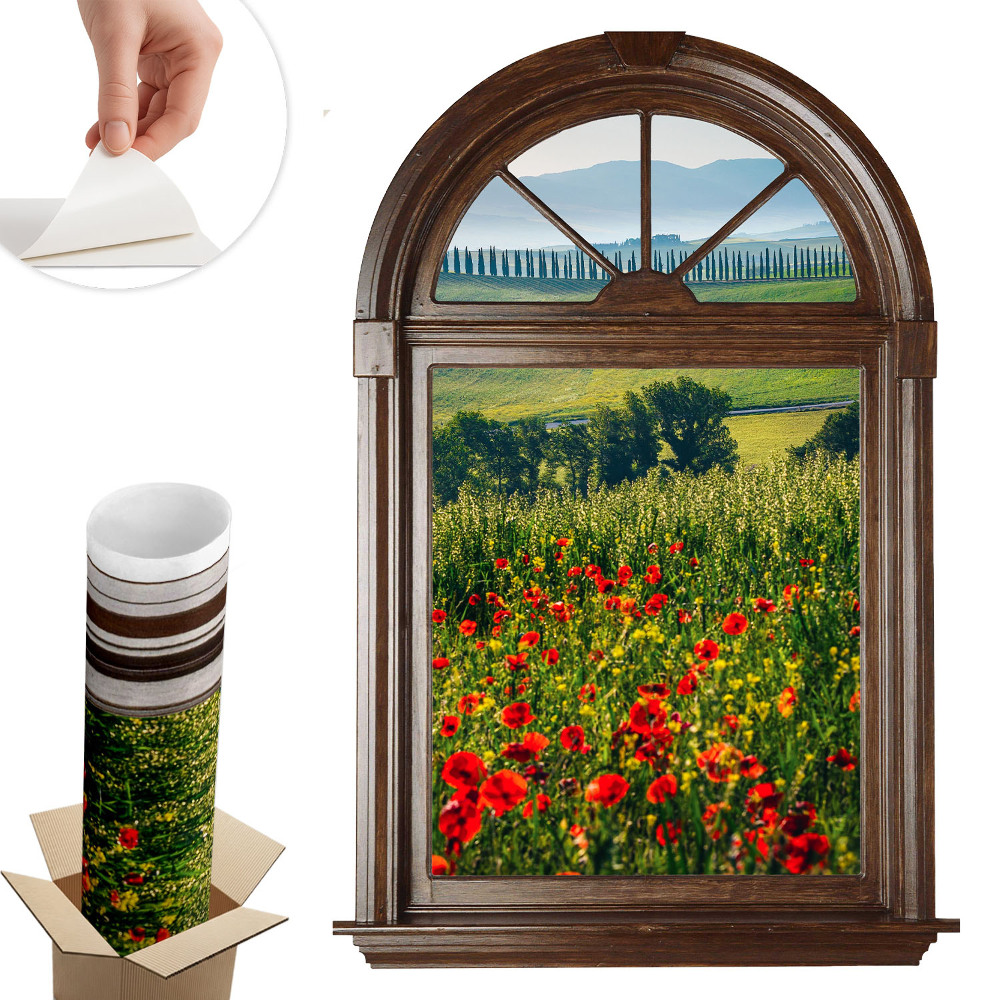 3d ablak falmatrica 41x60 Festői táj