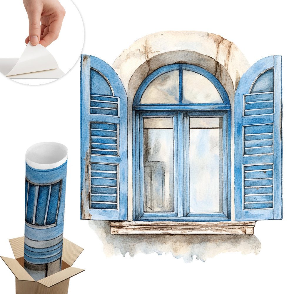 3d ablak falmatrica 52x60 Fa redőnyök