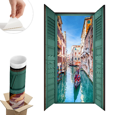 3d ablak falmatrica 35x60 Egy festői csatorna