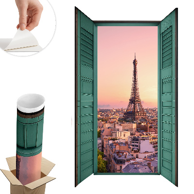 3d ablak falmatrica 36x60 Városi ablak