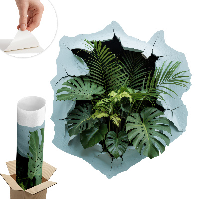 3D falmatrica lyuk 54x60 Növényrobbanás