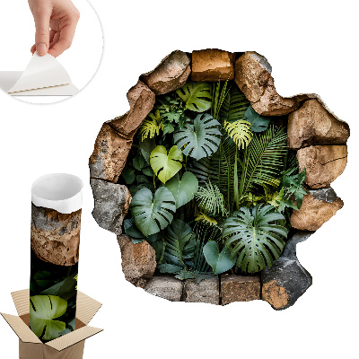 3D falmatrica lyuk 60x60 Trópusi oázis