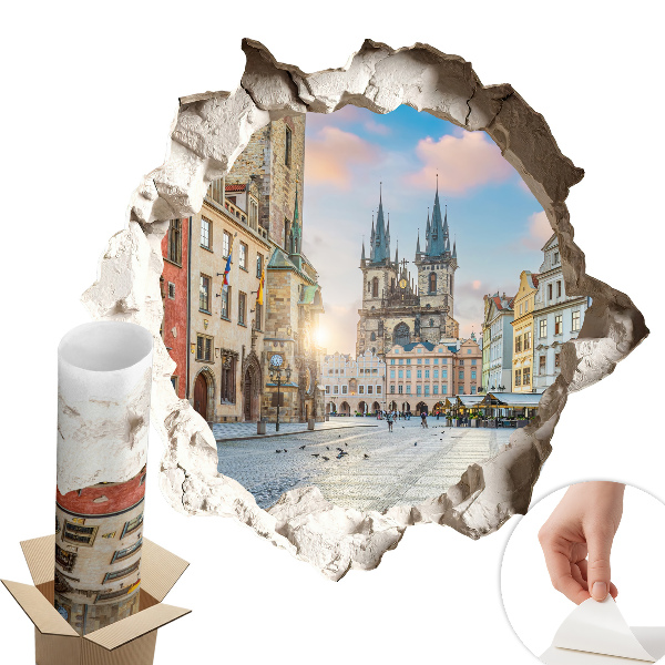 3D falmatrica lyuk 60x57 Városi piac