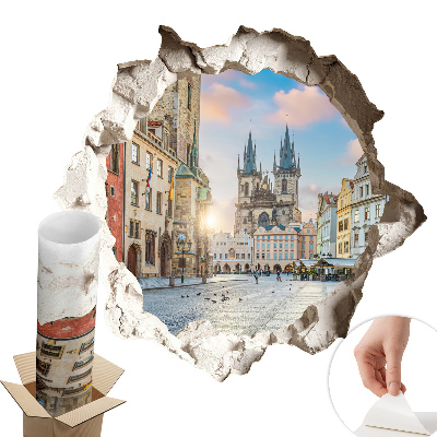 3D falmatrica lyuk 60x57 Városi piac