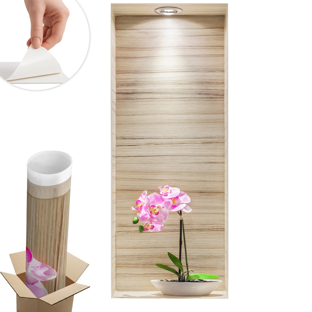 Öntapadós 3d falmatrica 24x60 Orchidea elegancia
