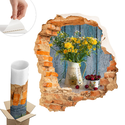 3D falmatrica lyuk 68x80 Vidéki táj