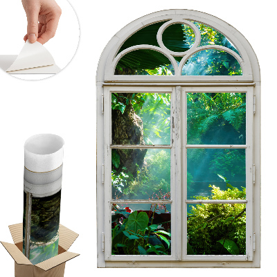 3d ablak falmatrica 51x80 Egzotikus kilátás