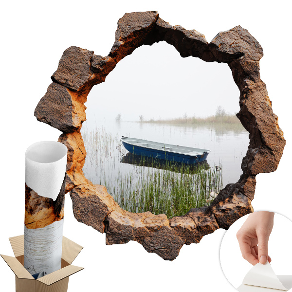 3D falmatrica lyuk 80x79 Kő-tó