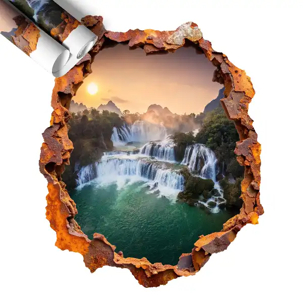 3D falmatrica lyuk 66x80 Természetes panoráma