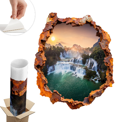 3D falmatrica lyuk 66x80 Természetes panoráma