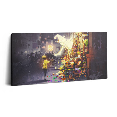 Vászonfotó 100x50 Illusztráció egy varázslatos tündérmeséről