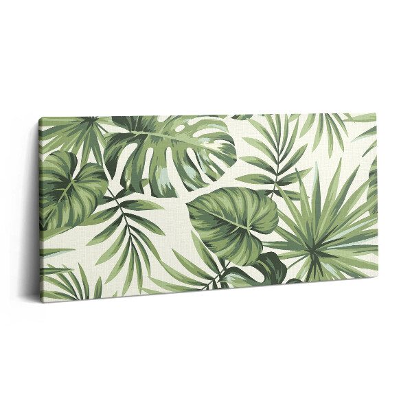 Vászonfotó 100x50 Monstera levél illusztráció