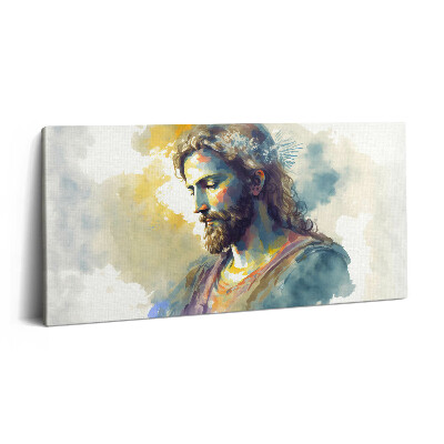 Vászonfotó 100x50 Színes festmény Jézusról