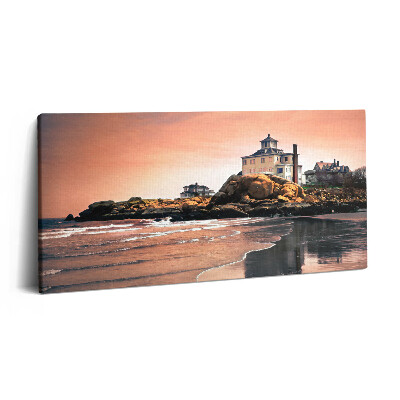 Vászonfotó 100x50 Sherman tengerparti háza