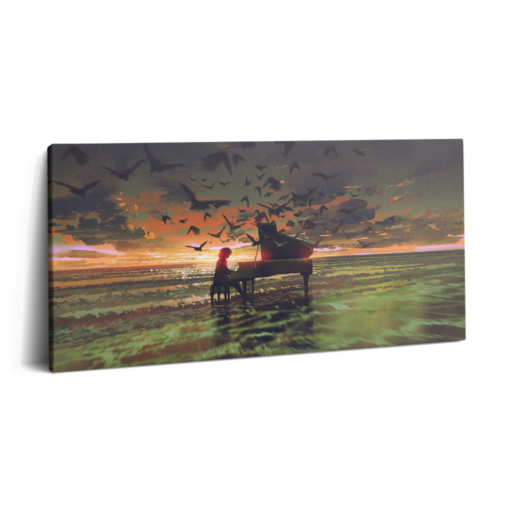 Vászonfotó 100x50 Koncert a tengerparton