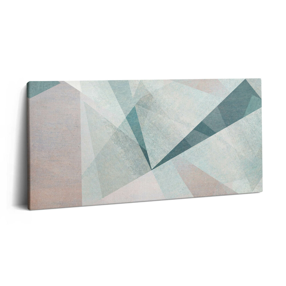 Vászonfotó 100x50 Háromszögek absztrakt textúrája