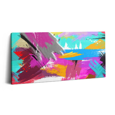 Vászonfotó 100x50 Absztrakt ecsetvonások
