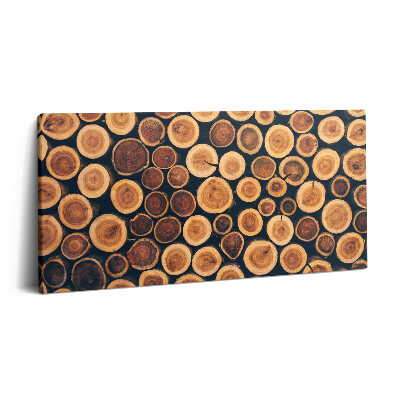 Vászonfotó 100x50 Fa fatörzsek