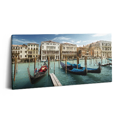Vászonfotó 100x50 Gondolák Velence Olaszország