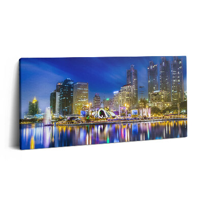Vászonfotó 100x50 A város tele színekkel