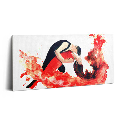 Vászonfotó 100x50 Érzéki tangó tele érzelmekkel
