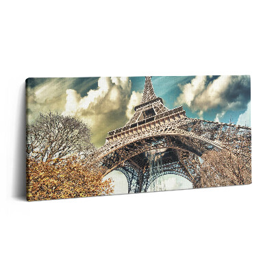 Vászonfotó 100x50 Lenyűgöző kilátás az Eiffel-toronyra