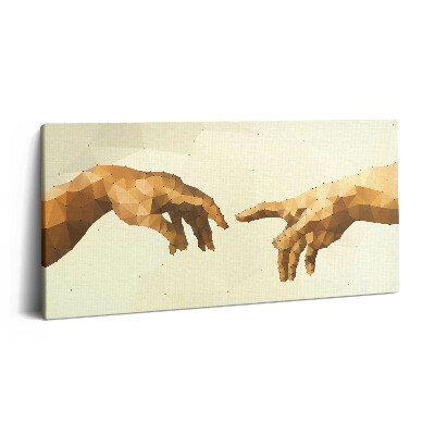 Vászonfotó 100x50 Ádám teremtése