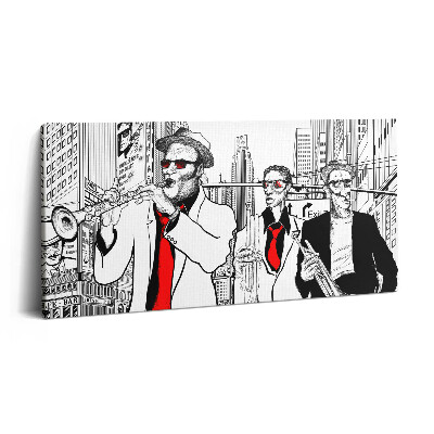 Vászonfotó 100x50 jazz zenekar