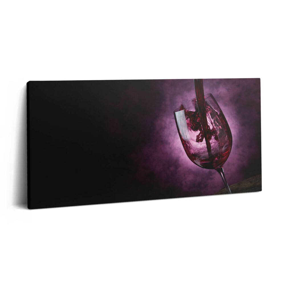 Vászonfotó 100x50 Egy pohár bor
