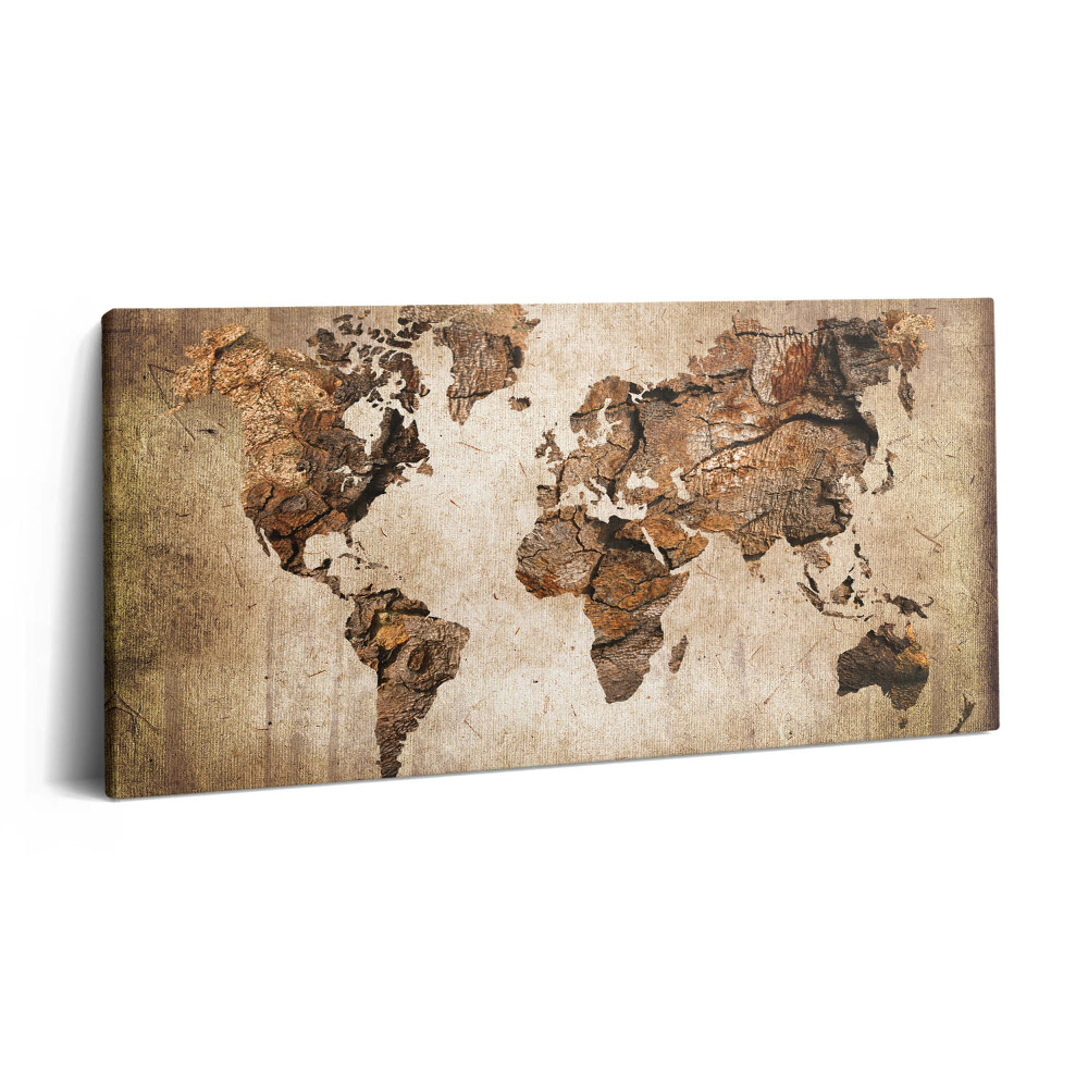 Vászonfotó 100x50 Vintage világtérkép