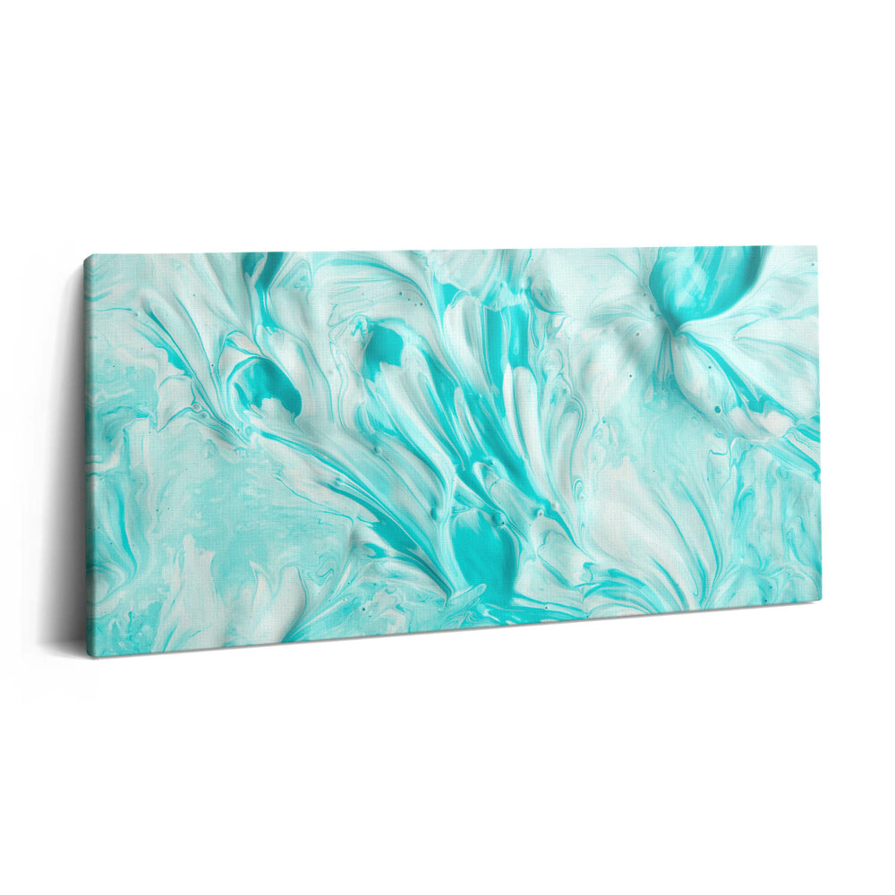 Vászonfotó 100x50 Absztrakt kék tapéta