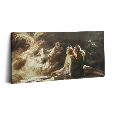 Vászonfotó 100x50 Két nő fotója