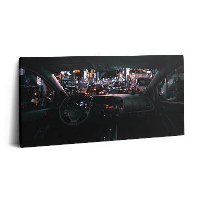 Vászonfotó 100x50 Autó Tokióban