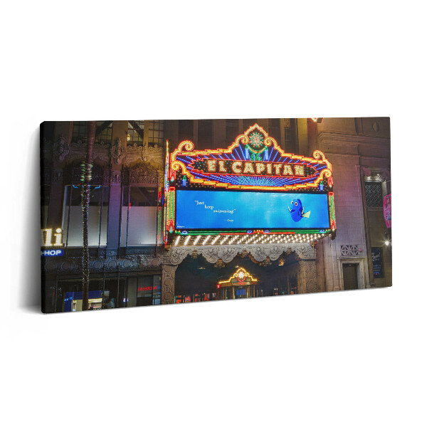 Vászonfotó 100x50 Ej Capitan Színház Los Angelesben