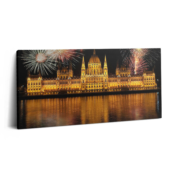 Vászonfotó 100x50 Magyar Parlament épülete