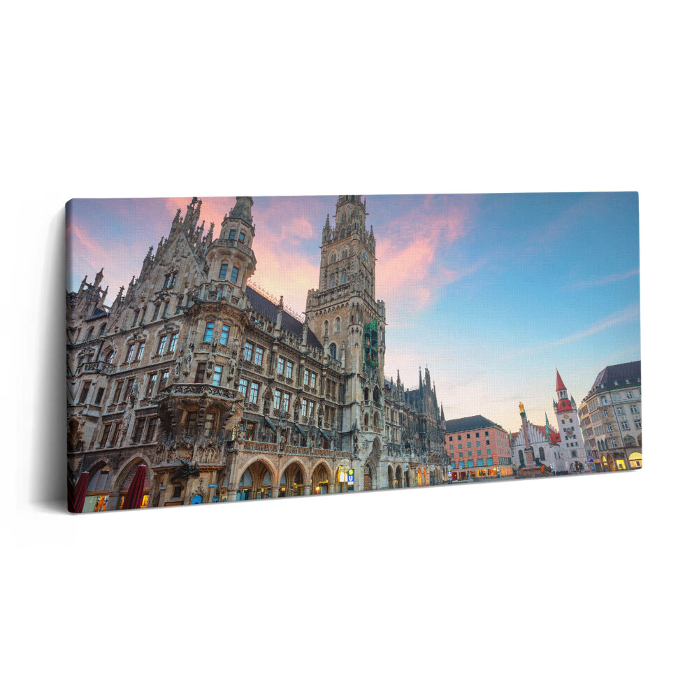 Vászonfotó 100x50 Marienplatz Münchenben