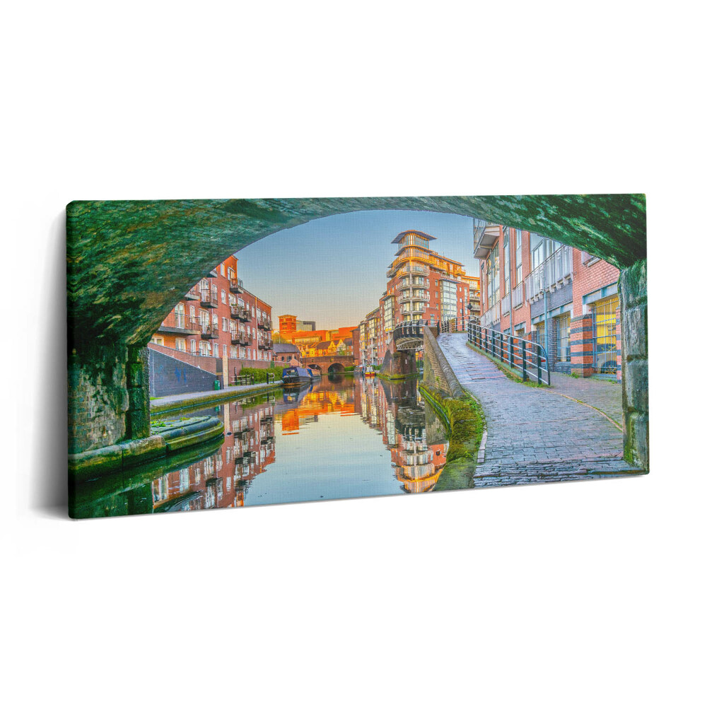 Vászonfotó 100x50 Naplemente Birminghamben Angliában