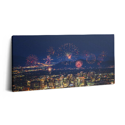 Vászonfotó 100x50 Phoenix városa éjszaka