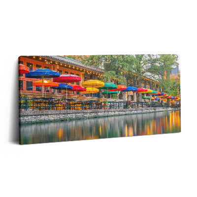 Vászonfotó 100x50 Folyó San Antonióban